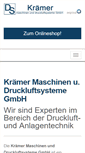 Mobile Screenshot of dskraemer.de
